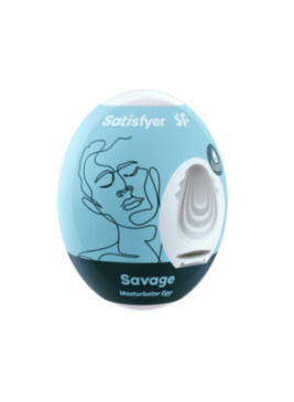 Oeuf masturbateur flexible Savage Satisfyer - CC597415
